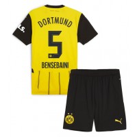 Maglie da calcio Borussia Dortmund Ramy Bensebaini #5 Prima Maglia Bambino 2024-25 Manica Corta (+ Pantaloni corti)